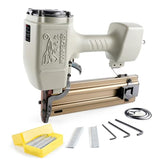 Woodpecker ST64 14 Gauge 3/4" to 2-1/2" Pneumatic Concrete T Nailer Gun with 400pcs Concrete T Nails, Air Power Heavy Duty Concrete Nail Gun Brad Since