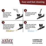The Army Painter Airbrush Cleaner Solution - 100ml Warpaints Air Brush Cleaning for Wargaming Model Miniatures Painting The Army Painter
