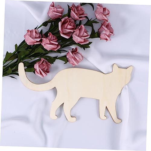 TEHAUX Unfinished Wood Cutouts Unfinished Wood Ornaments Wood Chips for Crafts Sawdust Wooden Bamboo TEHAUX