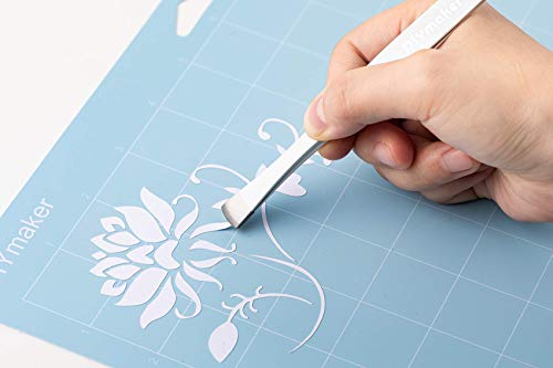 Diymaker Rubber Brayer Roller & MAT Tweezers Remover Tool Set Craft Stamping Brayers for Cricut/Silhouette/Brother Diymaker