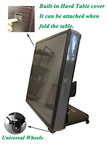 USA MJ Table Roller Coaster Style 40mm Chinese/Filipinos/American Mahjong Folding Automatic Mahjong Table Gray Color Ultra Thin 2 Set of Numbered usamjtable