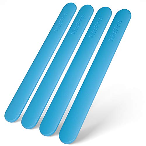 Nicpro 4PCS Silicone Stir Sticks, Reusable Silicone Popsicle Sticks Tools for Mixing Resin, Epoxy, Liquid, Paint, Making Glitter Tumblers Nicpro
