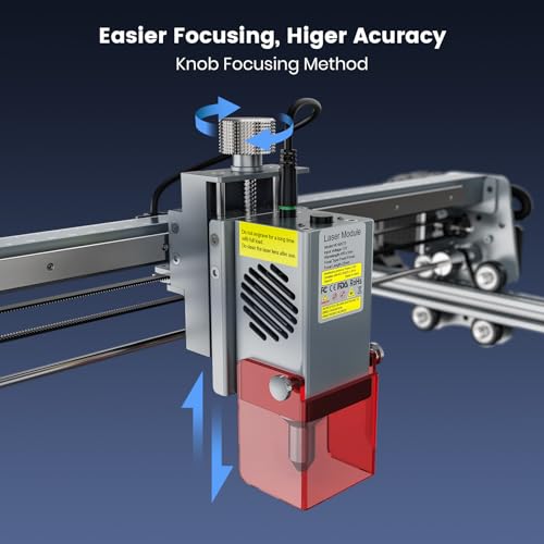 Byroras BE100 Laser Engraver, 10W Laser Cutter and Engraver Machine for Gifts, 60W Power Output, 0.01mm Precision, 400mm/s Speed, DIY Laser Engraving BYRORAS