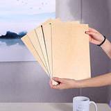 20 Pack Basswood Sheet, 1/16 X 8 X 12 Inch Unfinished Thin Plywood Wood Sheets for DIY Crafts DOMG