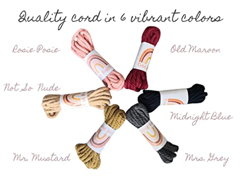 Macrame Kits for Adults Beginners,DIY Macrame Kit for Beginners,Macrame Starter Kit,Macrame Keychain Kit,Adults Macrame Supplies Craft Kit,Macrame WoodArtSupply