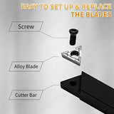 HAowosi Metal Lathe Cutting Tools,5 Sets of 5/16" Carbide Metal Cutting Tool Bits Kit,Indexable Lathe Turning Tool,Carbide Lathe Tools For Metal HAowosi