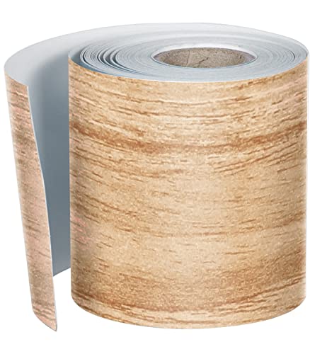 Carson Dellosa Grow Together 65 Ft Straight Light Wood Bulletin Board Borders, Classroom Borders for Bulletin Board, White Board, Cork Board, and Carson Dellosa Education