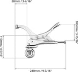 2 Pieces Drill Press Locking Clamp 9 Inch Fix Clamp Drill Press Vise Bench Clamp Woodworking Vise Welding Clamp Drill Press Accessories Press Tool Generic