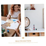 Abaodam 60 Pcs Mini Baseball Unfinished Wooden Toy Unfinished Wooden Baseball Bats Unfinished Wood Baseball Abaodam