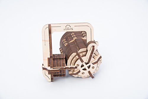 UGears UTG0017 Combination Lock Wooden 3D Mechanical Puzzle - WoodArtSupply