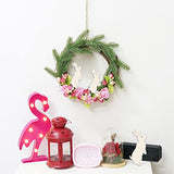 Easter Wooden Bunny Cutouts Unfinished Wooden Rabbit Cutouts Blank Bunny Wood Slices Ornaments for Christmas Wedding Birthday Party Easter Spring Zontween