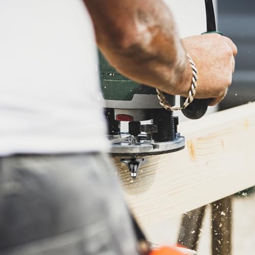 UTRUSTTO 1/4" Router Bit Set 12 Pieces, Tungsten Carbide Router Bits 1/4 Inch Shank, for Professional and Beginners Carpenter UTRUSTTO