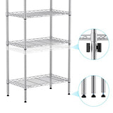 SINGAYE 5 Tier Storage Rack Wire Shelving Unit Storage Shelves Metal for Pantry Closet Kitchen Laundry 660Lbs Capacity 23.6" L x 14" W x 59.1" H SINGAYE