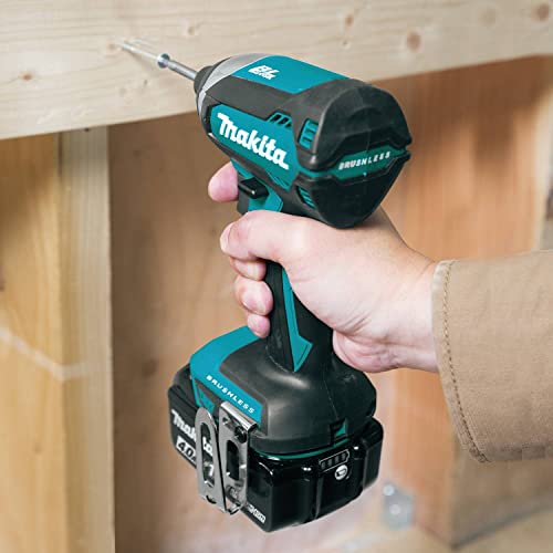 Makita XT269M 18V LXT Lithium-Ion Brushless Cordless 2-Pc. Combo Kit (4.0Ah), Blue - WoodArtSupply