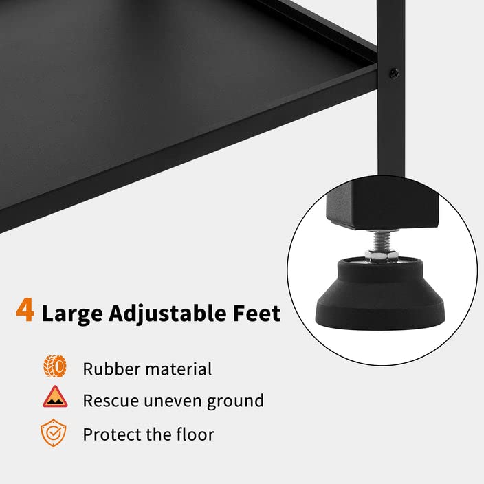 MCombo Metal Workbench for Garage, Adjustable Worktable with Storage Cabinet for Home Office, Basements, Workstation for Home Improvement Bench-81 MCombo