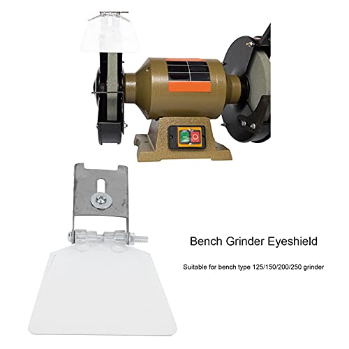 2Pcs Bench Grinder Eye Shield, 304 Stainless Steel Grinder Eyeshield Replacement Eyeshield