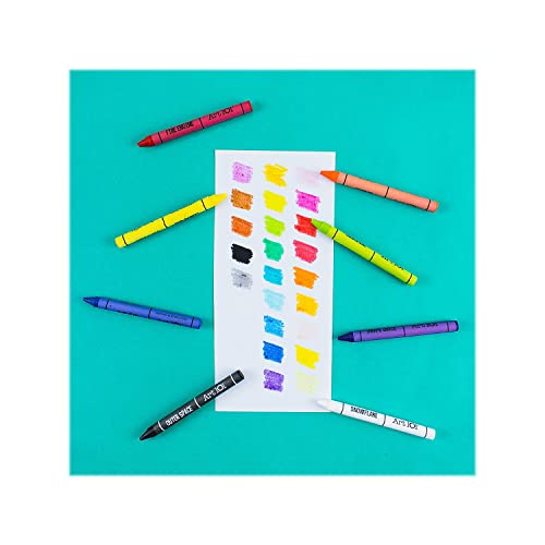 Art 101 Doodle and Draw Art Set, Assorted Colors, 136 Pieces (53136) - WoodArtSupply