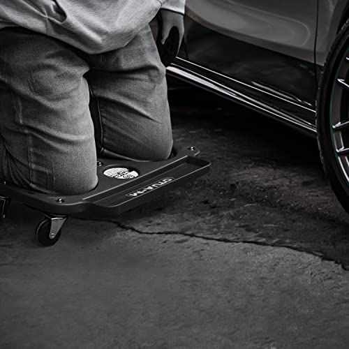 M-AUTO Rolling Knee Creeper Durable Knee Pads with Full 360 Degree Turn Casters and Tool Tray, Garage Kneeling Pads on Swivel Castors for Home M-AUTO