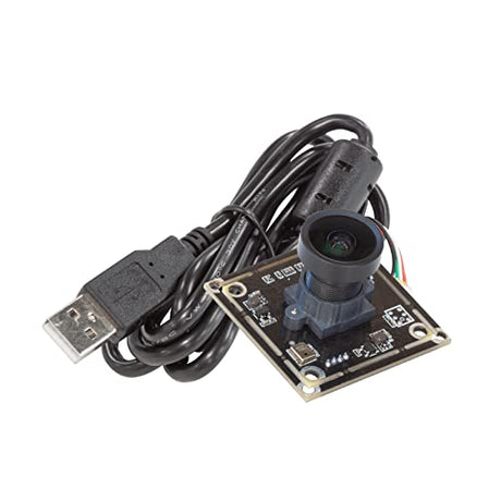 Arducam 8MP IMX179 USB Camera Module, Wide Angle Lightburn Camera with 115°(H) M12 Lens, Single Microphone for Windows, Linux, Android, and Mac OS Arducam