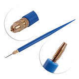 YANTAISIYU 4 Pcs Ventilating Needles for Lace Wig + 1 Blue Holder Ventilating Needle Kit for Wig Making YANTAISIYU