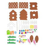 3D Easter Bunny House Craft Kit, Makes 12 Fun Express