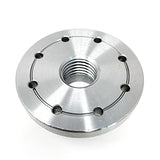 3" HD Steel Wood Lathe Face Plate, 1" x 8tpi Threaded, with Locking Set Screw RGWOOD