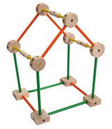 Schylling MKT Super Makit Classic Wood Construction Toy, 3+ years, 70-Pieces (1 EA) Schylling