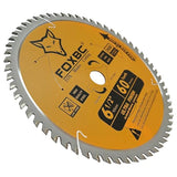 FOXBC 6-1/2 inch Circular Saw Blade Ultra Fine Finish 60-Tooth for Wood Cutting, Thin-Kerf with 5/8" Arbor FOXBC