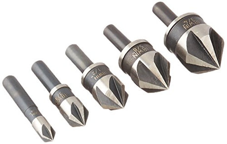 IRWIN Tools Black Oxide Countersink Drill Bit, 5-Piece Set (1877791) IRWIN