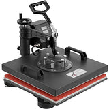 SHZOND Heat Press 8 in 1 Heat Transfer Machine, 15x15 Inch Swing Away Transfer Sublimation Heat Press Machine for T Shirts, Hats, Mugs and Plates (8 SHZOND