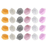 Healifty 200pcs Flower Necklace Jewelry Finding Charms Petal Beads Charms Beaded Earrings Floral Earrings Petals Charms Beads for Jewelry Making Healifty