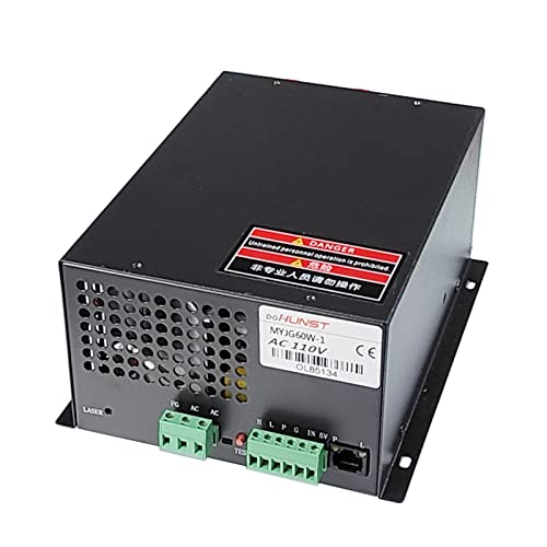 60W CO2 Laser Power Supply for 60w 70w Laser Tube Laser Engraver Cutter Power Supply MYJG-60 - WoodArtSupply