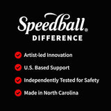 Speedball Bench Hook and Inking Plate for Block Printing Carving, 9"x12", Made in USA Speedball