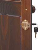 Palace Imports 100% Solid Wood Grand Wardrobe/Armoire/Closet w/Shelves & Drawers, Mocha, 45.75" w x 72" h x 20.75" d. Renewable Eco-Friendly Wood, Palace Imports