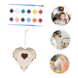 SEWOART 1 Set Bird House Wooden Birds Unfinished Birdhouse Bird Feeding House Kids Paint Bird Nest DIY Painting Bird Huse DIY Bird DIY Wood SEWOART