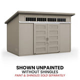 Handy Home Products Palisade 12x8 Do-it-Yourself Wooden Storage Shed with Floor Handy Home Products