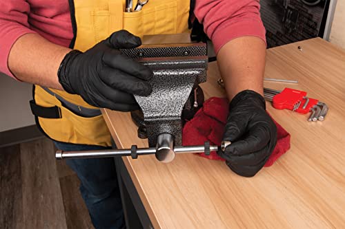 Performance Tool MV8 Hammer Tough Powder Coating, 360 Degree Swivel 8-Inch Bench Vise (7-Inch Jaw Opening, 3-Inch Throat Depth) Performance Tool