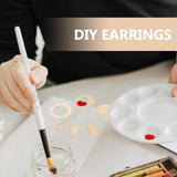 KALLORY 1 Set Wood Earrings Blank Unfinished Wood Earrings Teardrop Ellipse Pendants Sublimation Earring Blanks Wooden Earring Blank for Women Girls KALLORY