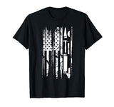 American Flag Woodworking Gift Carpenter Wood Working T-Shirt Carpenter & Woodworking designs