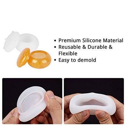 Resin Box Molds, Gartful Silicone Bottle Resin Molds with Lids, Storage Container Epoxy Casting Molds for Storing Jewelry Earrings, Rings, Coins, - WoodArtSupply