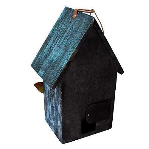 Morning View Wooden Bird Houses for Outside Decorative Hanging Birdhouse Spring for Yard Garden Patio Outdoor Small Birds Bluebird Finch Cardinals Morning View