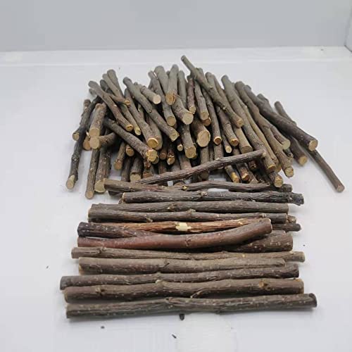 YF-ANEN DIY Wood Craft Stick for Craft Photo Props Craft Stick Inch Wooden Stick Wood Craft Stick Photo Stick Photo Props Log 100pcs About 14cm - WoodArtSupply