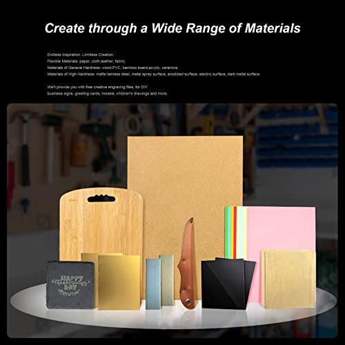 ENOMAKER Creality Laser Engraver Module Kit 10W 455nm for Metal,Wood,Leather,Acrylic,Plastic etc, Compatible Ender 3 Pro V2/NEO/MAX/S1/S1 Pro, CR-10 ENOMAKER