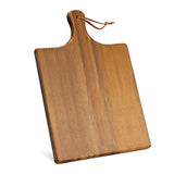 AIDEA Acacia Wood Cutting Board with Handle, Large Wooden Charcuterie Board for Bread, Cheese, Meat, and Fruits, Food Serving Tray for the Kitchen AIDEA