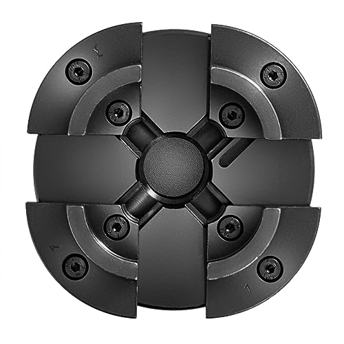 CXRCY 4Inch Lathe Chuck for Woodworking, 4-Jaw Self-Centering Wood Lathe Chuck Set with 1"x8TPI Thread CXRCY