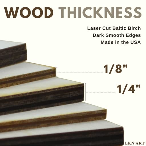 House Wood Cutout - Medium 8 x 8 1/8 Baltic Birch Plywood