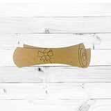 Scroll Shape, Unfinished Wood Craft, Build-A-Cross Build-A-Cross