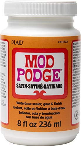 Mod Podge CS11272 8 fl. oz. Decoupage Satin Glue, 8 ounce, Clear Mod Podge