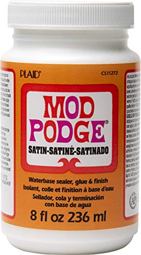 Mod Podge CS11272 8 fl. oz. Decoupage Satin Glue, 8 ounce, Clear
