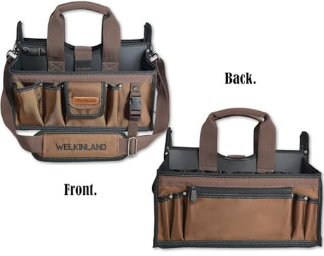 20Pockets Tool tote, Electrician tool bag, HVAC tool bag, Tech tool bag, Open top tool bag, Electrician bag, HVAC bag, Electrical tool bag, Open tool WELKINLAND